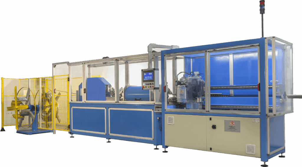 Taglio tubo da bobina – versione taglio al volo