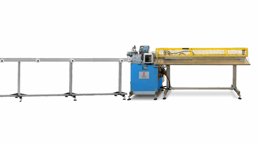 tube cutting machine with semi-automatic feed